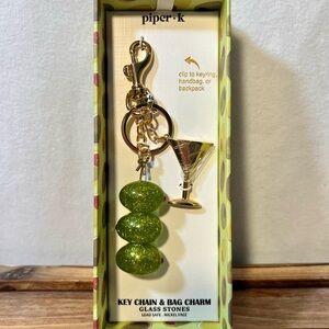 Piper K Martini Bag Charm